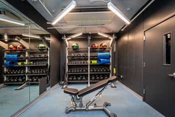 State-of-the-art gym and spin studio